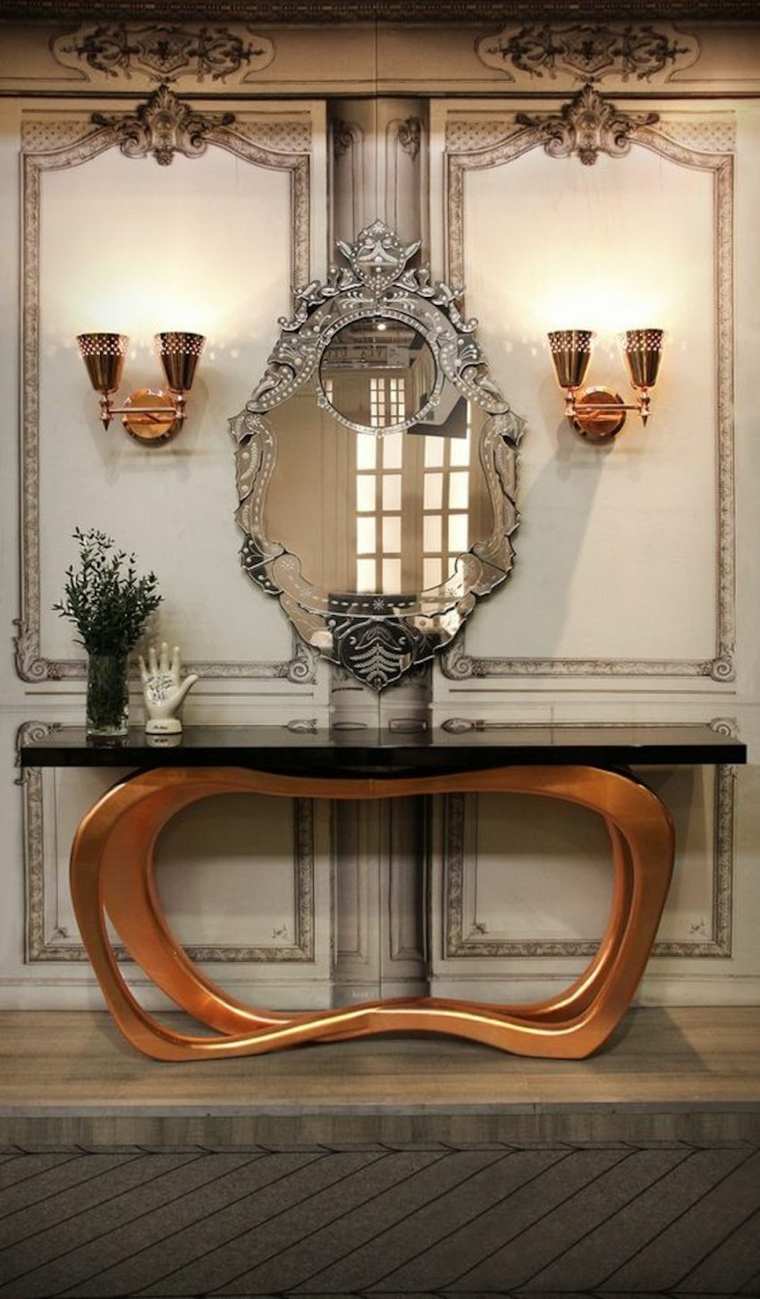 miroir vénitien ancien intérieur moderne design