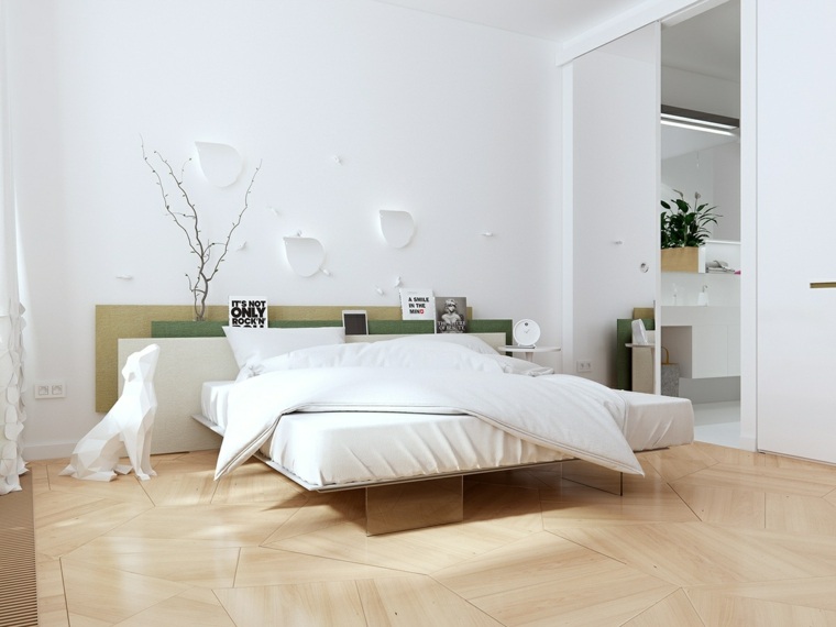 photo chambre zen blanc decoration minimaliste