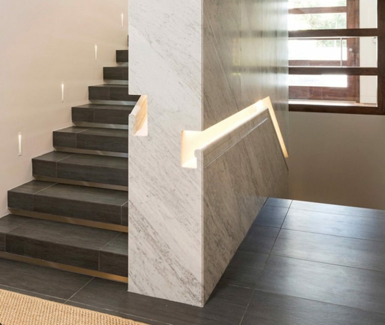 modele rampe escalier eclairage interieur design