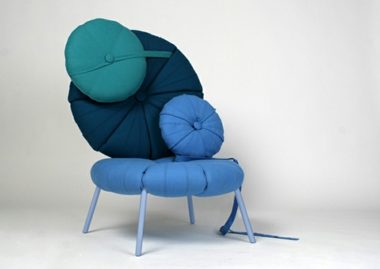 chaise contemporaine couleur salon design materiaux