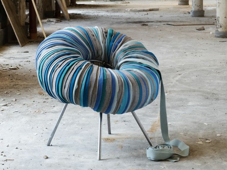 chaise contemporaine rond salon design confort