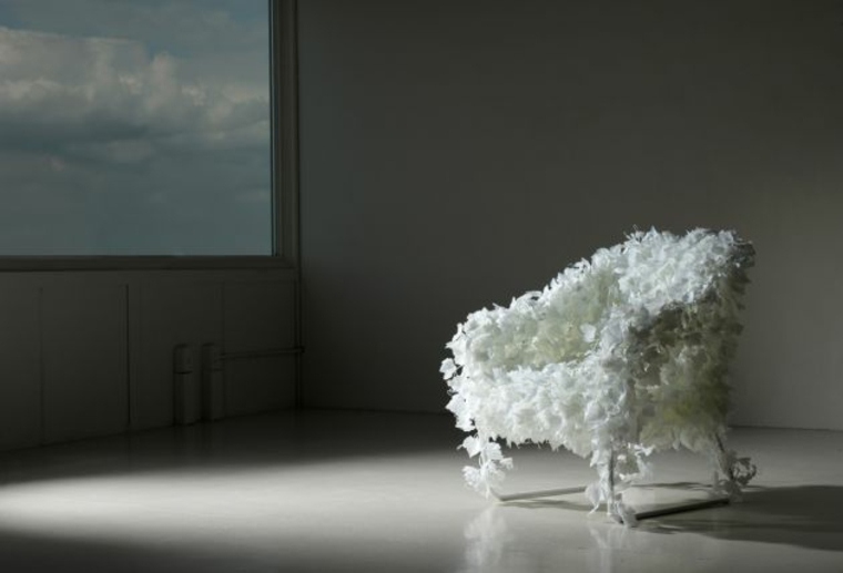 chaise design blanc confort design salon