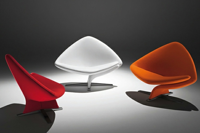 chaise future moderne style salon couleurs