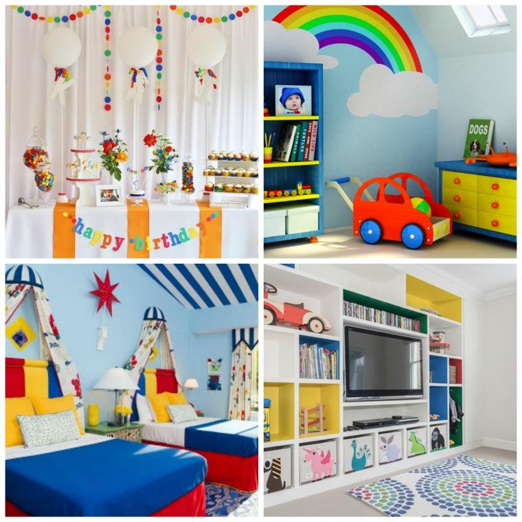 couleur primaire design intérieur chambre enfant agréable