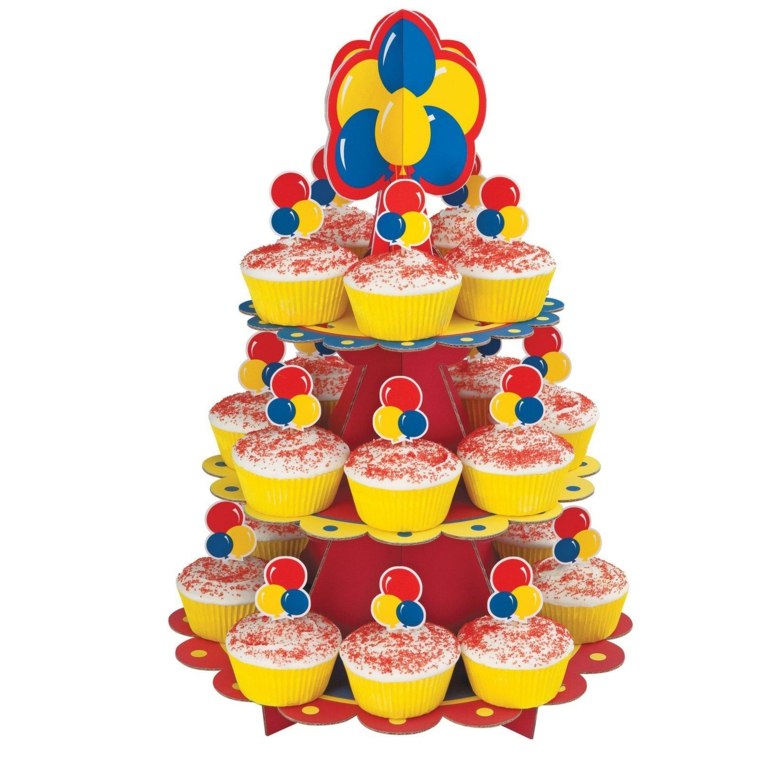 couleurs primaires gâteau cup cakes