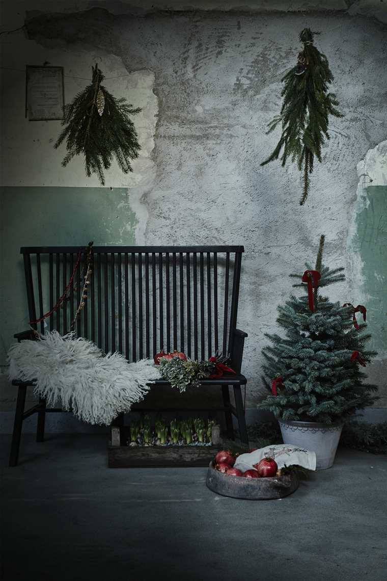 maison noel original couleur sombre tendance deco table cadeaux