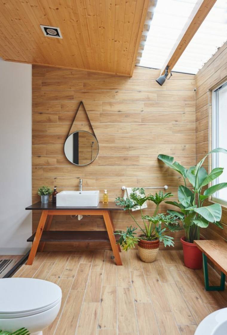 vasque salle de bain moderne ambiance zen style japonais minimalisme