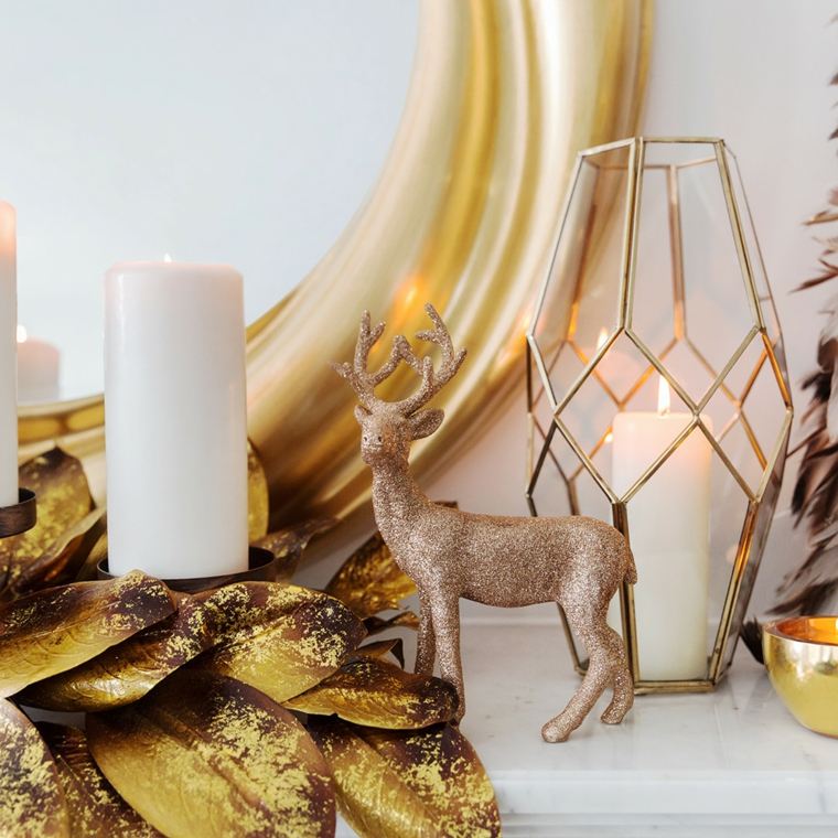 decoration pour noel tendances 2016 objet ornement cuivre ambiance noel