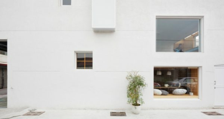 image maison blanche deco style minimaliste design japonais