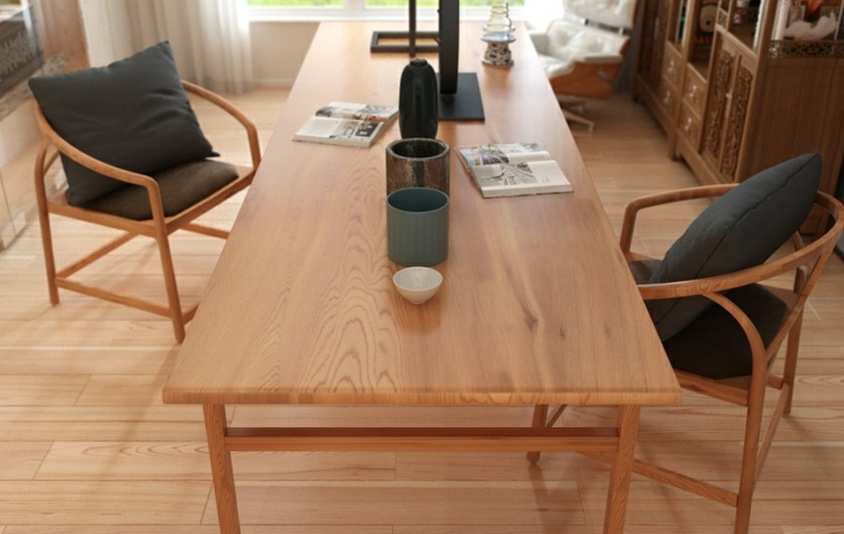 intérieur zen maison moderne table