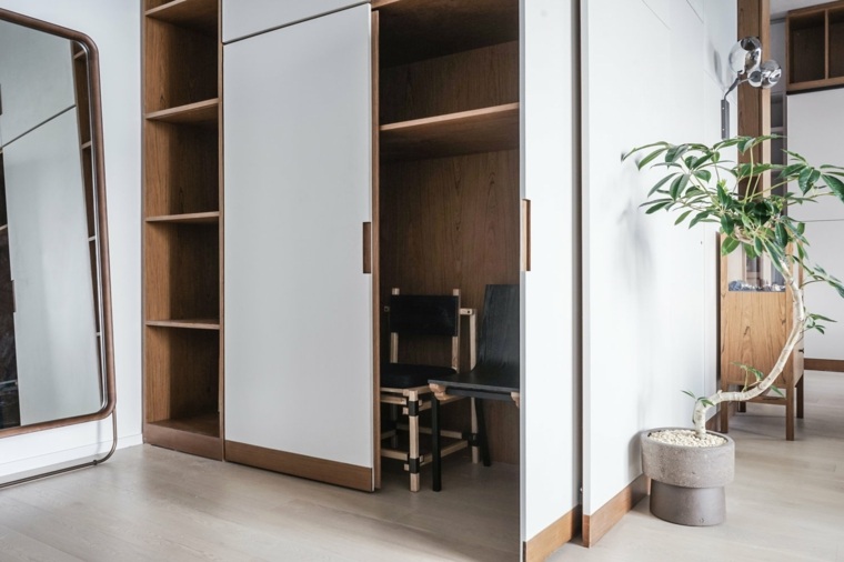 armoire vintage design intérieur ranger idée espace bois 