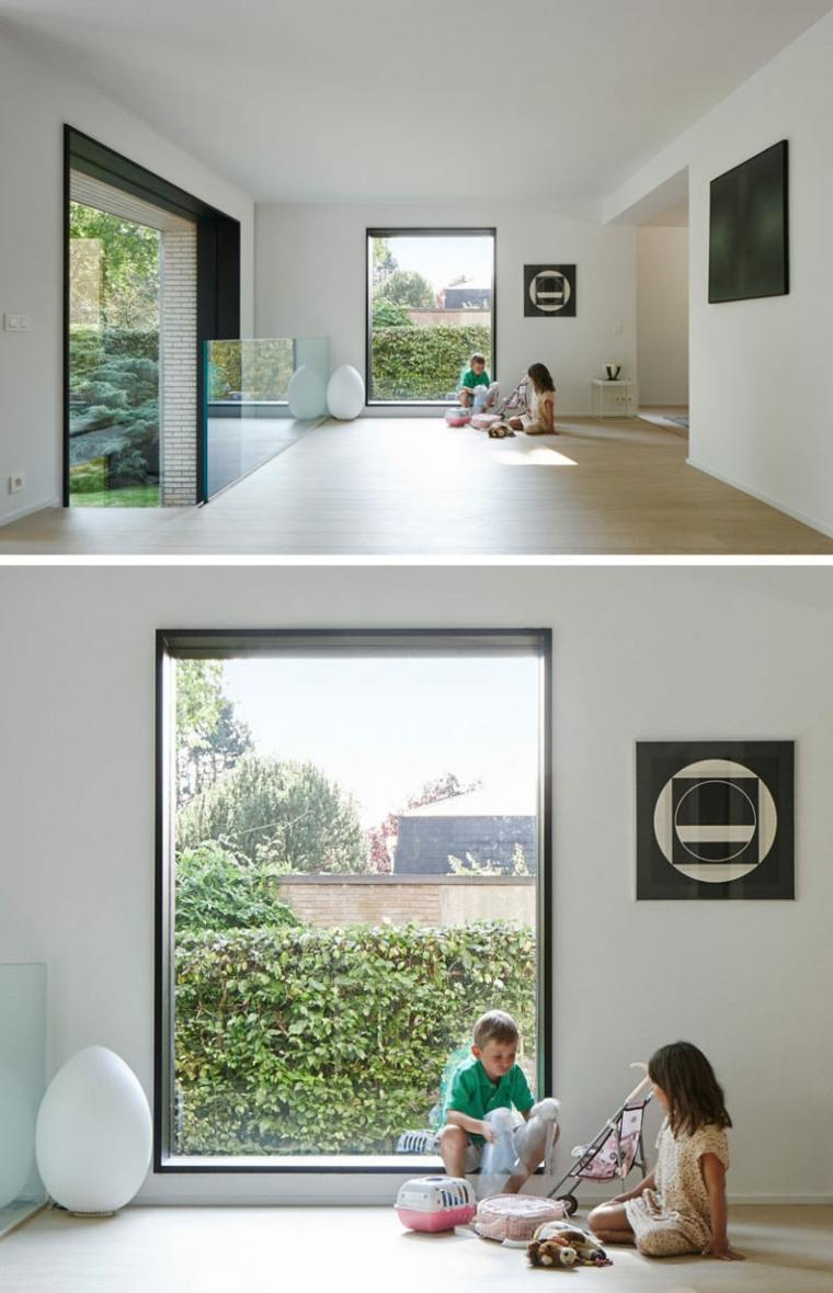 idees pour renover sa maison peinture blanche interieur parquet bois moderne