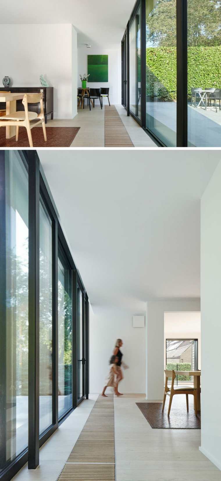 renover une maison revetement sol facade vitree terrasse moderne