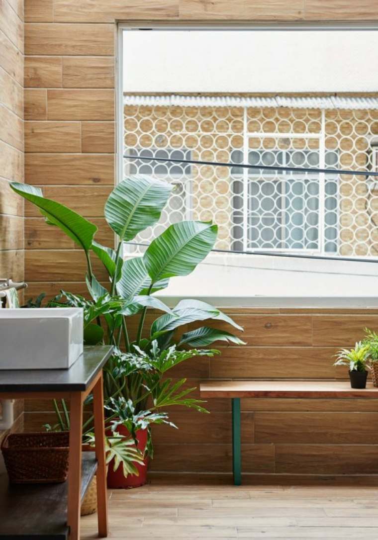 idee salle de bain ameublement idee deco zen design oriental bois