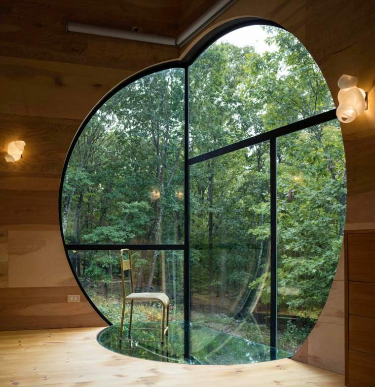 design intérieur maison moderne écologique architecture acajou cadre