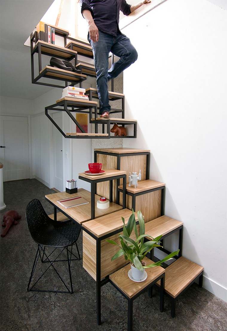 escalier bois design conceptuel moderne idée escalier d'intérieur 