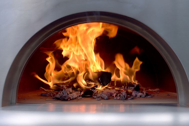 four bois pain pizza modele amenagement cuisines d'exterieur grille