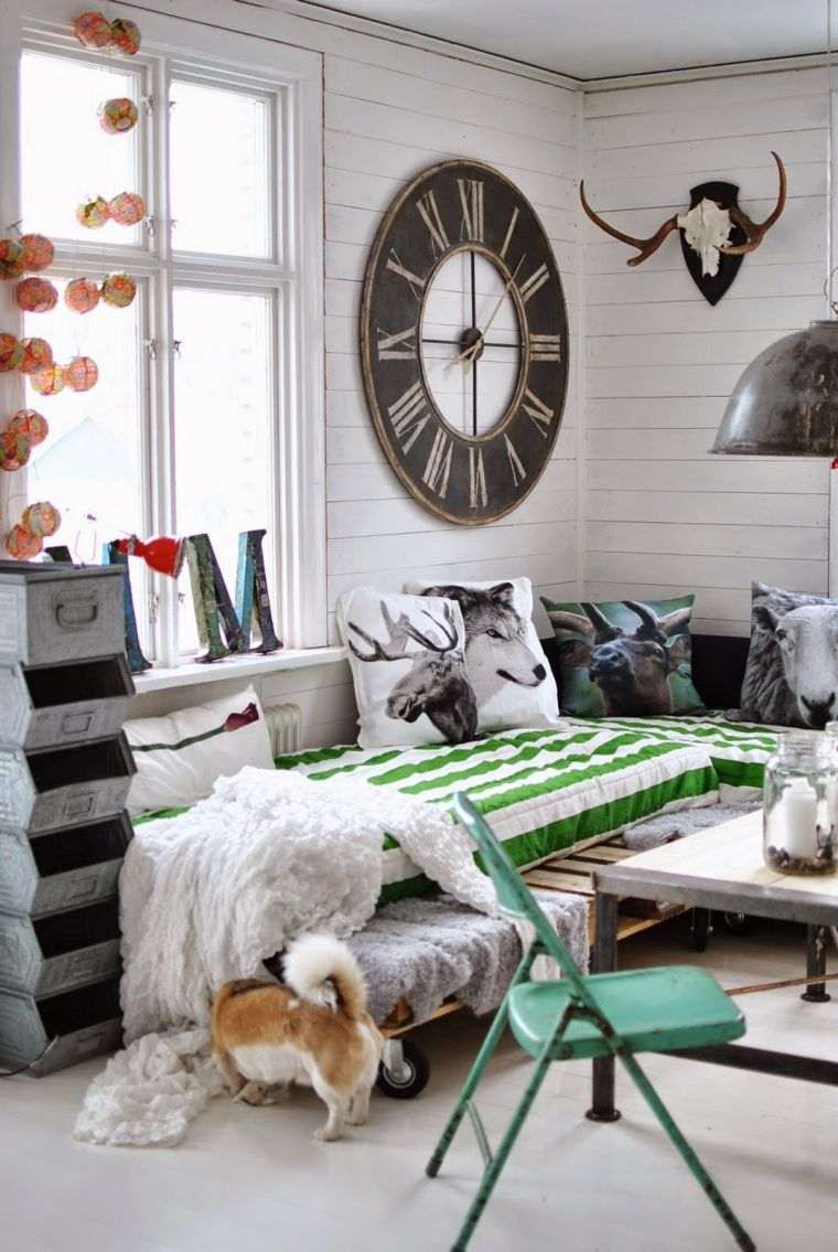 mobilier pas cher design nordique ambiance cosy diy deco canapé en palette banc bois