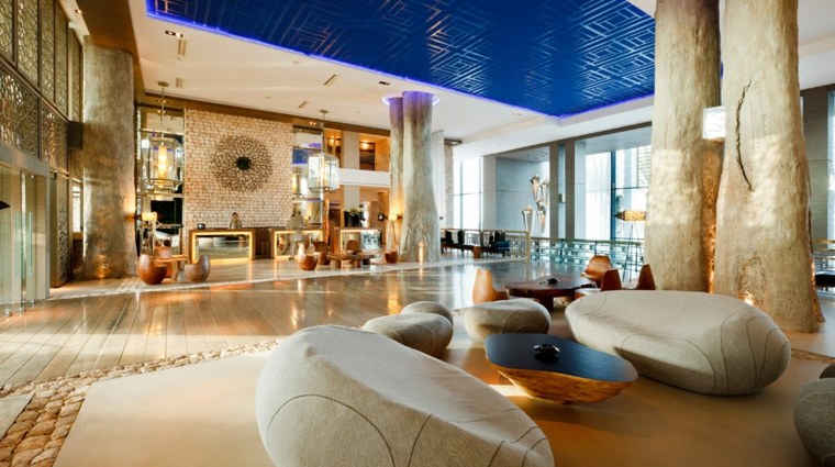 moucharabieh intérieur majestueux hôtel de luxe
