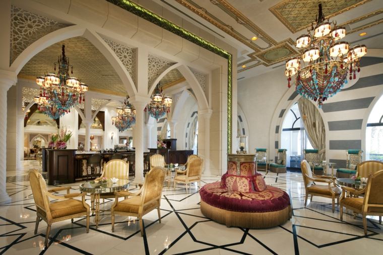 moucharabieh lobby luxueux grandeur beauté