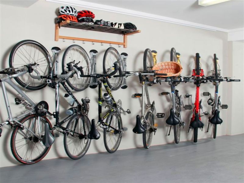 racks de stockage garage bicyclette