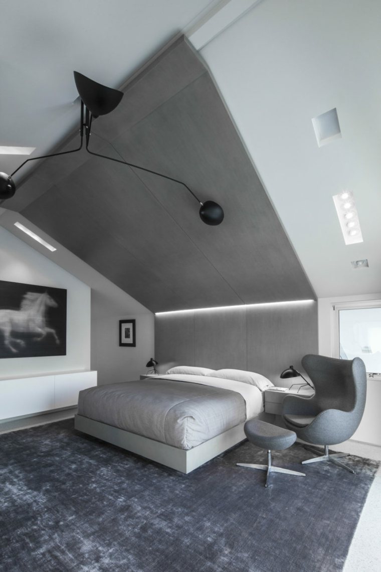 style de chambre résidence Montee Karp par Patrick Tighe Architecture