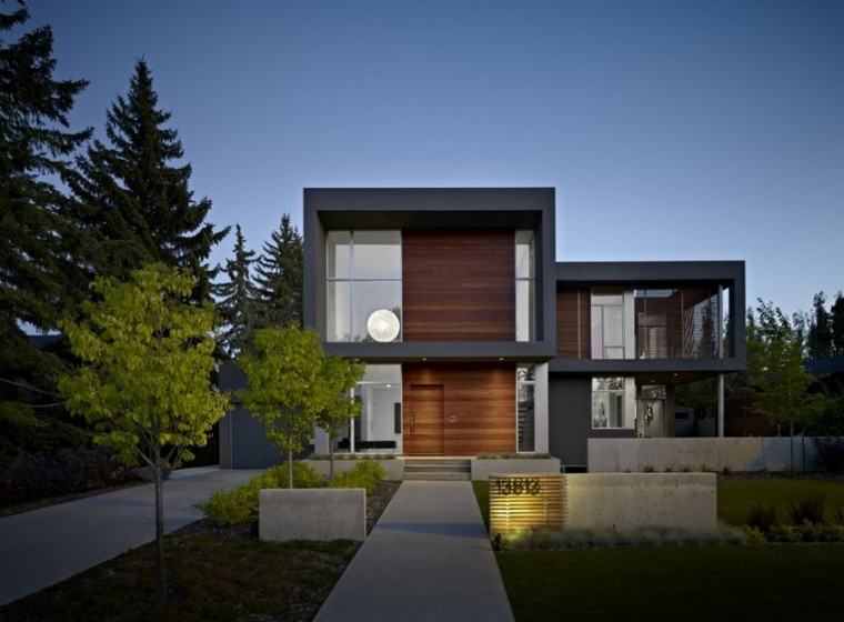 béton extérieur revêtir terrasse idée maison design contemporaine tendance
