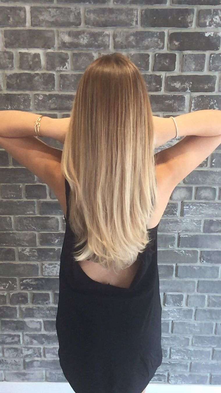balayage coupe tendance ombré blonde femme coiffure moderne