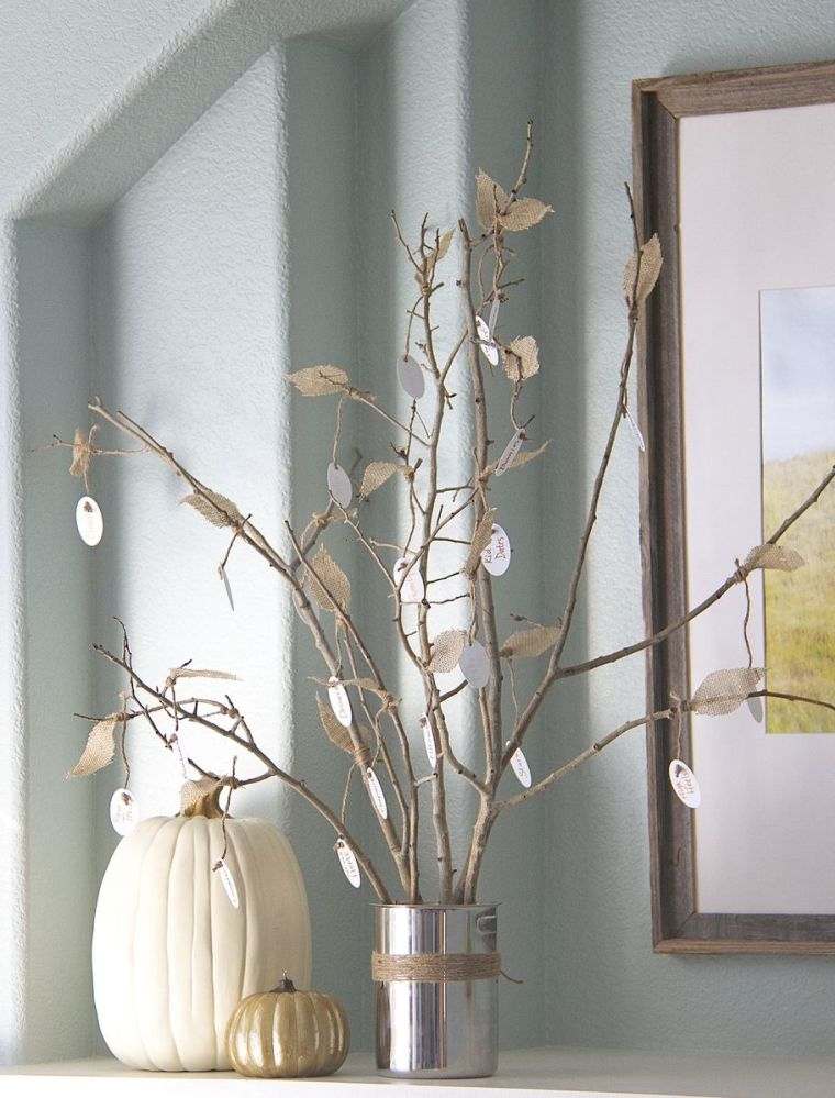 branche bois déco feminine accessoires vase couleur pastel