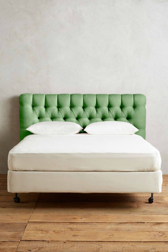 couleur mode design interieur vert lit chambre a coucher anthropologie
