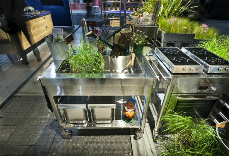 cuisine de jardin verdure par Alpes Inox