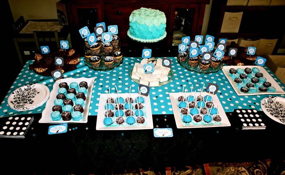 deco table anniversaire adulte table deco noir bleu