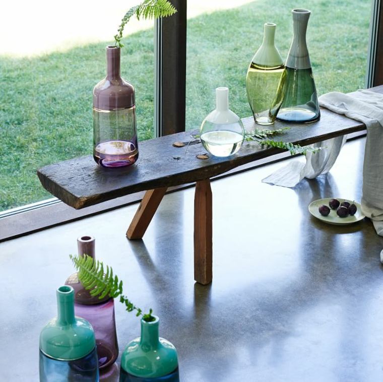 idee de deco table paques accessoires vase verre couleur pastel