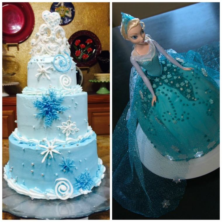 la reine des neiges gâteau anniversaire pour fête spéciale