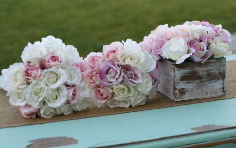 mariage champetre chic roses tons pastel