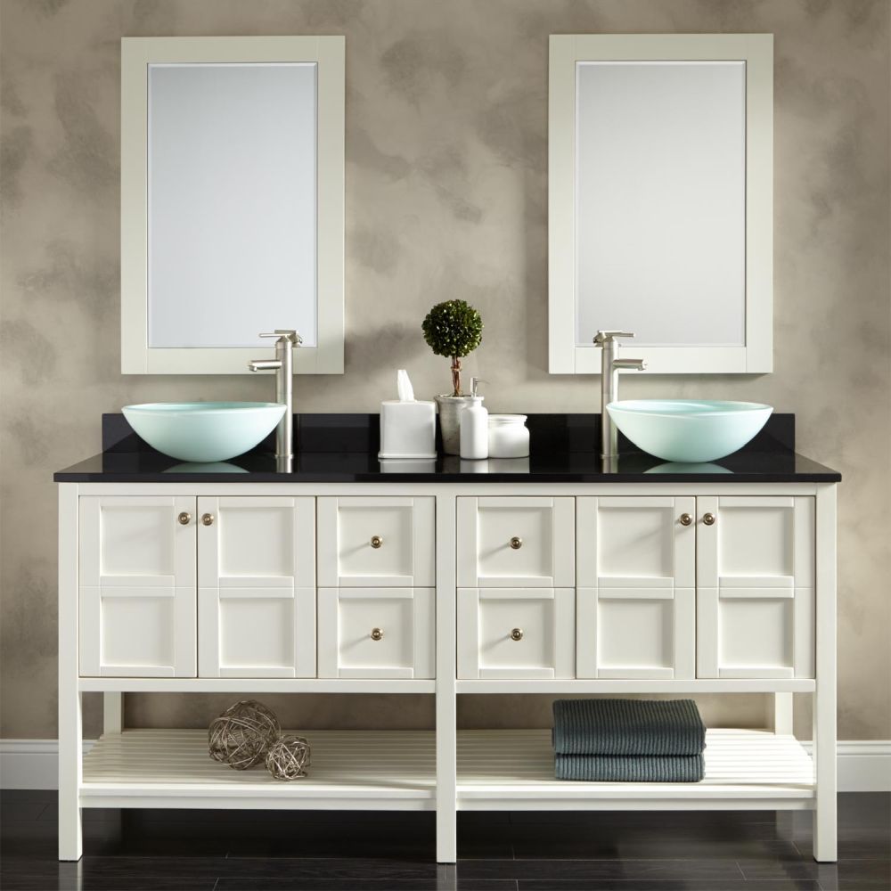 meuble contemporain ambiance et style cabinet moderne blanc bois miroir lavabo