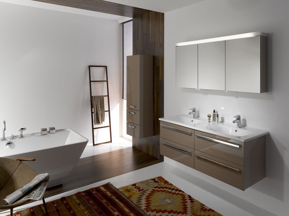 meuble contemporain ambiance et style tapis salle de bain