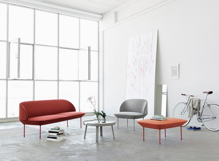 salon scandinave design canapé fauteuil tendance idée table basse