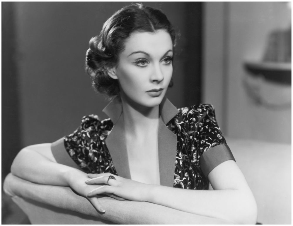 retro chic hollywood viviene leigh actrice cheveux