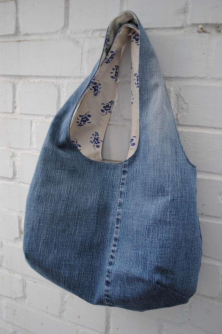 comment faire un sac en jean idée diy projet couture sac à main original