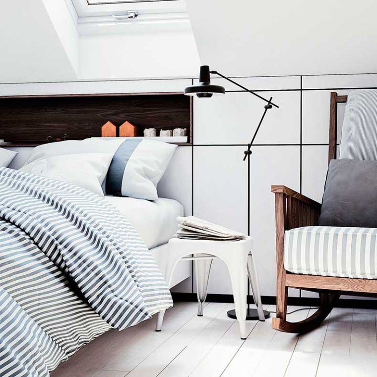 modele de tete de lit rangement petit espace etagere table de chevet lit adulte