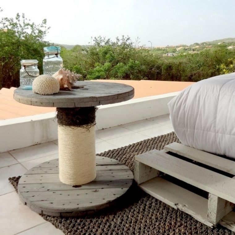touret table terrasse exterieur idee de deco pas cher mobilier a fabriquer