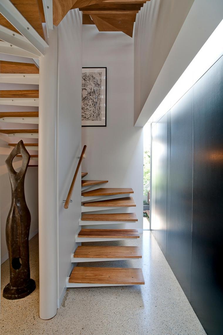 escalier-moderne-escalier-suspendu-colimacon-marches-bois-amenagement-petit-espace