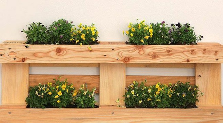 faire une jardinière en palette bois exterieur diy decoration meuble bois