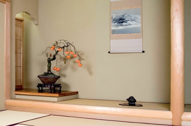 maison-traditionnelle-japonaise-plan-interieur-decoration-tokonoma-bonsai