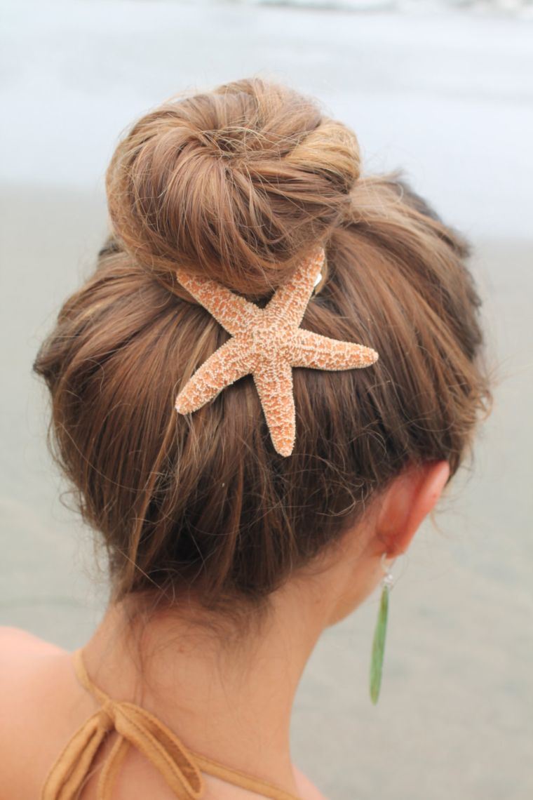 mariage-theme-mer-coiffure-coquillage