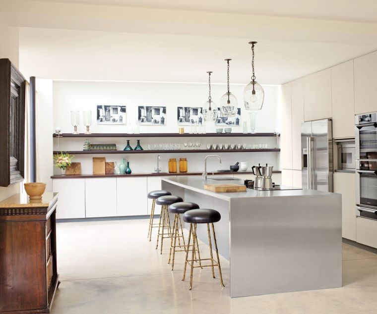 modele-de-cuisine-moderne-etagere-rangement-mural-meuble-bas-blanc