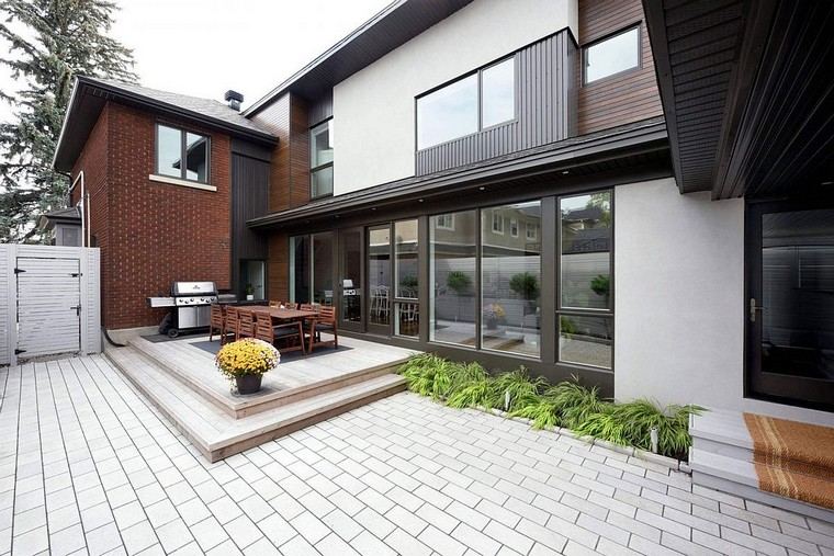maison contemporaine design ottawa terrasse jardin idée