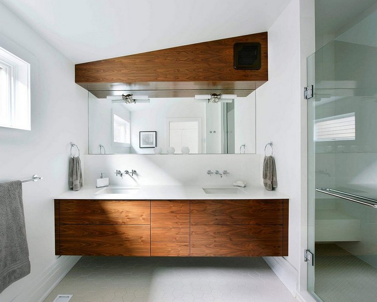 salle de bain design bois moderne