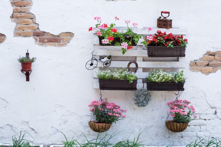jardiniere-murale-palette-blanche-petit-jardin-mur